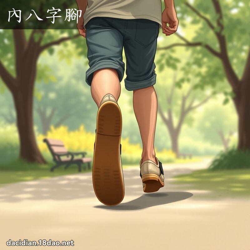 內八字脚 - 国语大辞典配图
