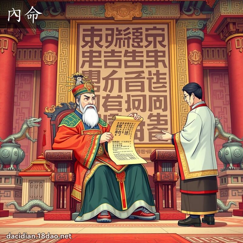 內命 - 国语大辞典配图