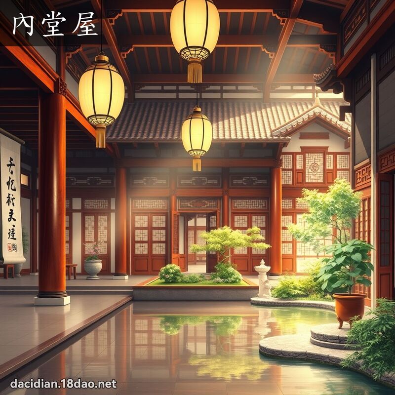 內堂屋 - 国语大辞典配图