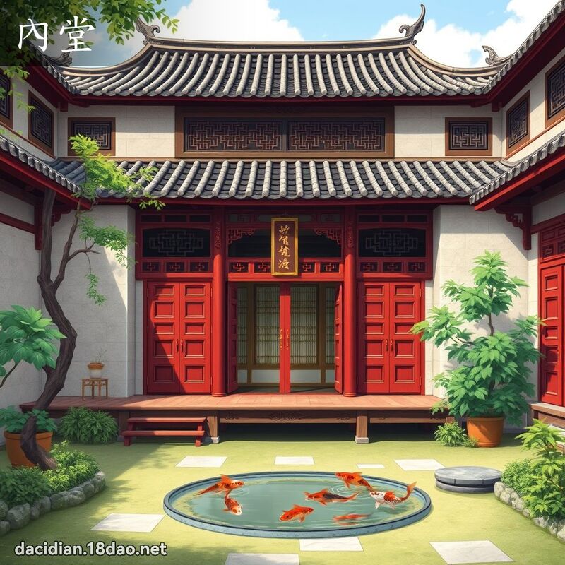 內堂 - 国语大辞典配图