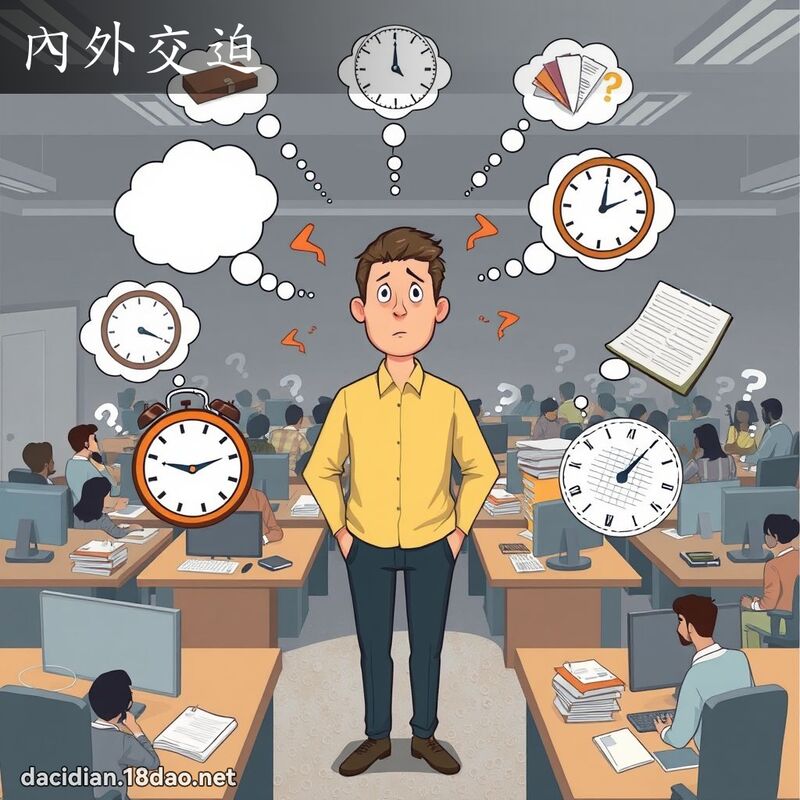 內外交迫 - 国语大辞典配图