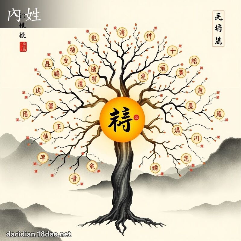 內姓 - 国语大辞典配图