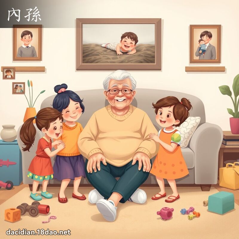 內孙 - 国语大辞典配图