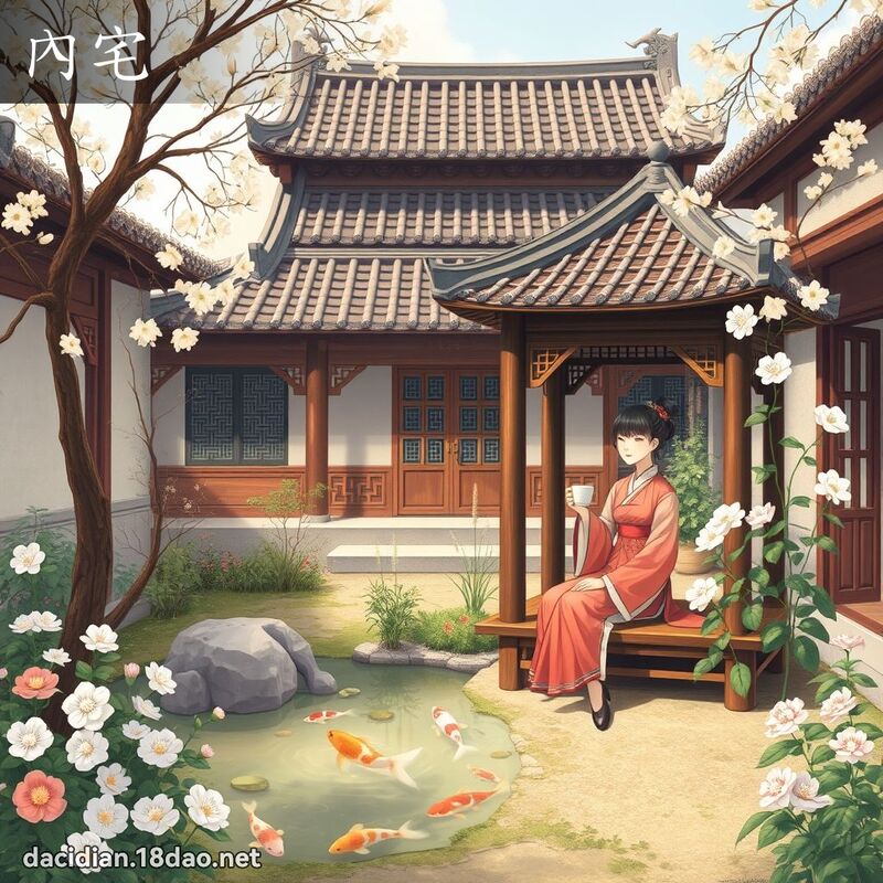 內宅 - 國語大辭典配圖