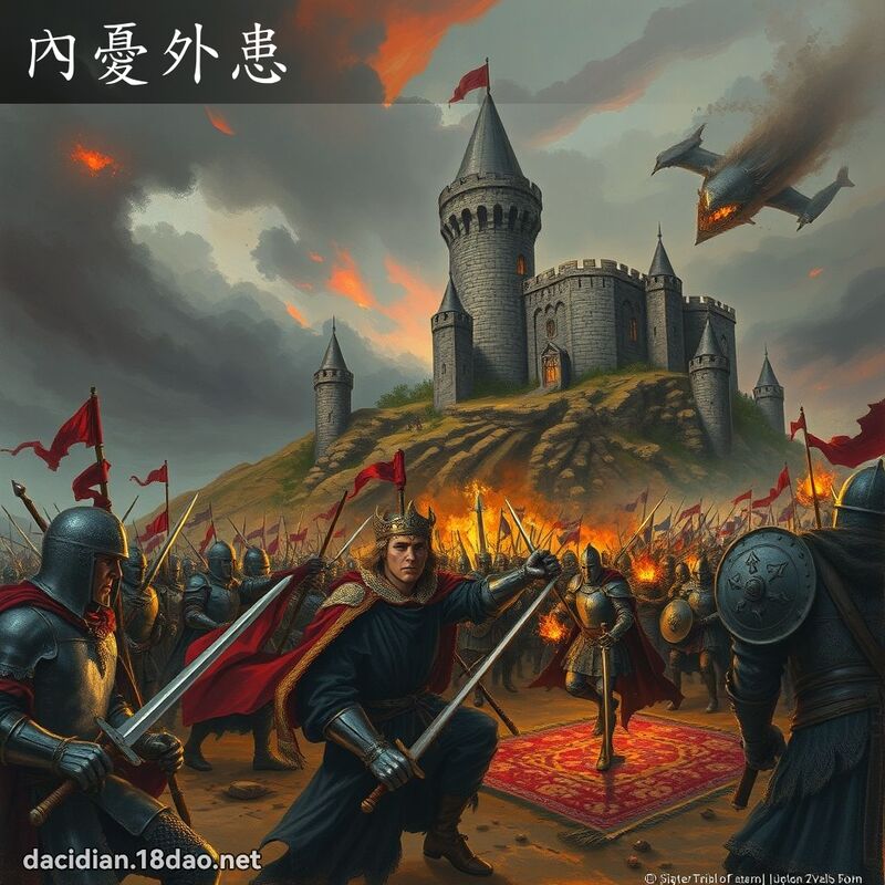 內憂外患 - 國語大辭典配圖