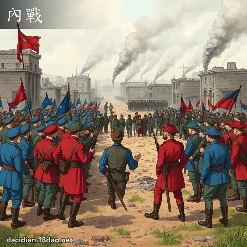 內战 - 国语大辞典配图