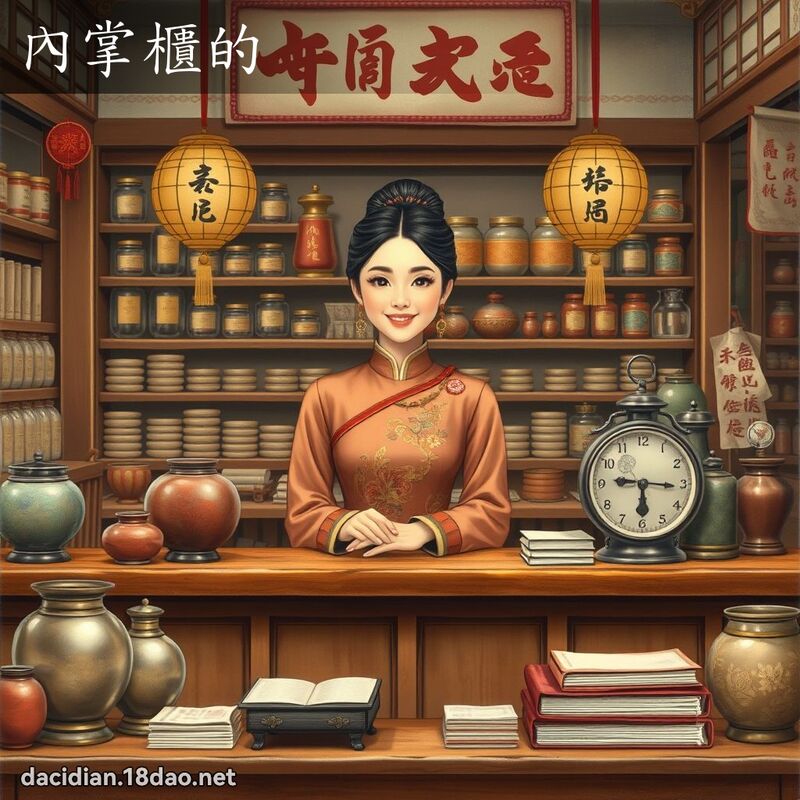 內掌櫃的 - 國語大辭典配圖