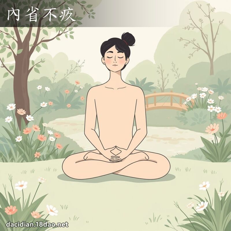 內省不疚 - 国语大辞典配图