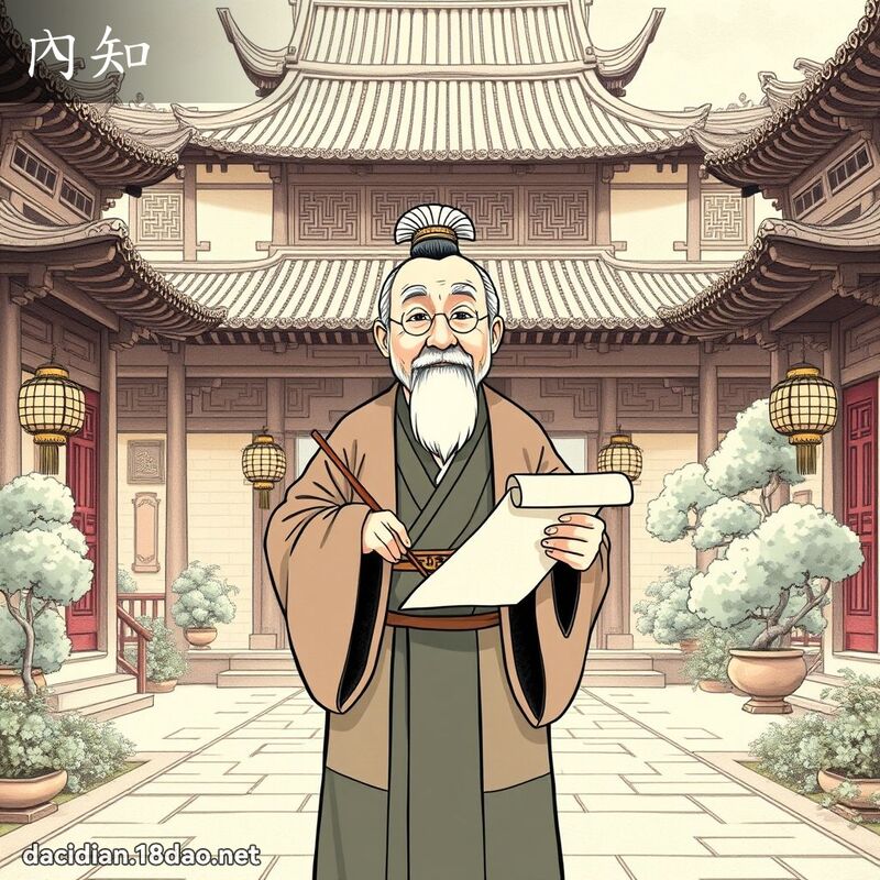 內知 - 國語大辭典配圖