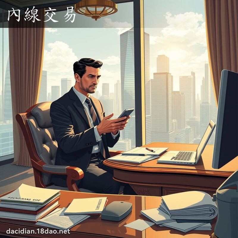 內线交易 - 国语大辞典配图