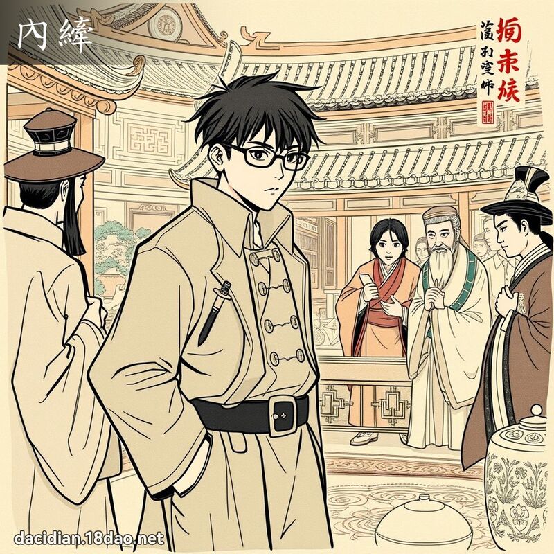 內縴 - 國語大辭典配圖