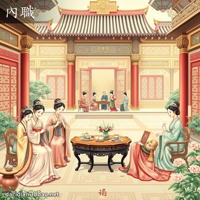 內職 - 國語大辭典配圖