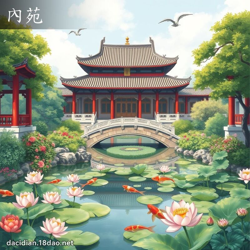 內苑 - 國語大辭典配圖