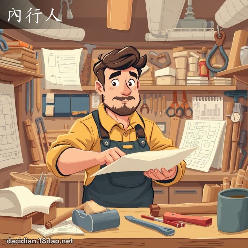 內行人 - 國語大辭典配圖