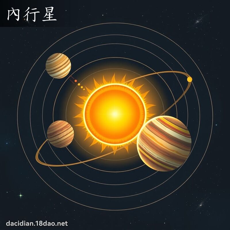 內行星 - 國語大辭典配圖