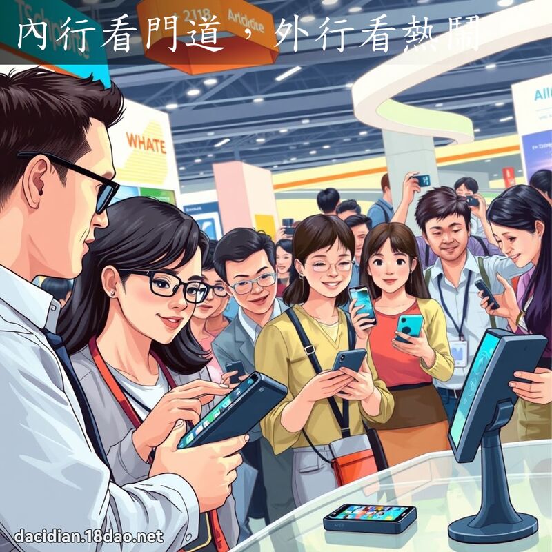 內行看門道，外行看熱鬧 - 國語大辭典配圖