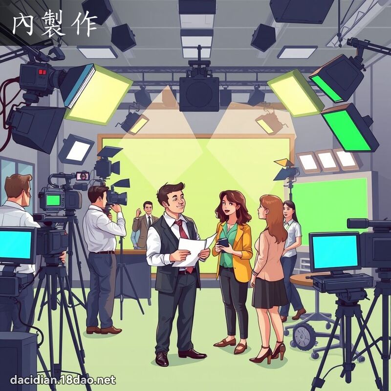 內製作 - 國語大辭典配圖