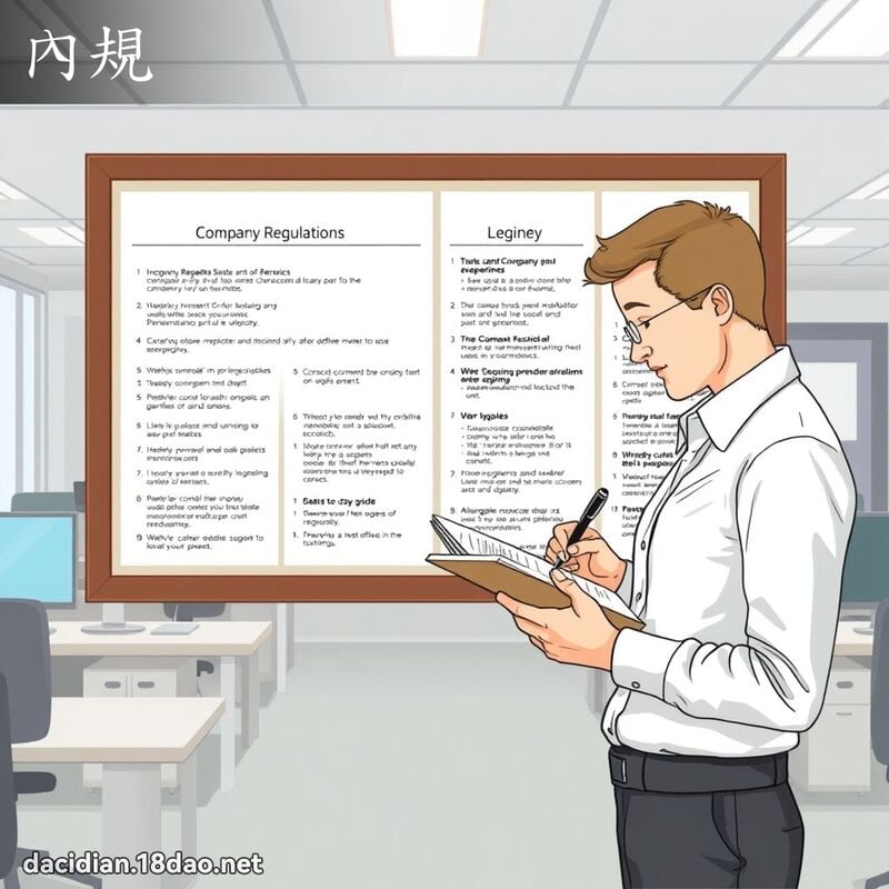 內規 - 國語大辭典配圖
