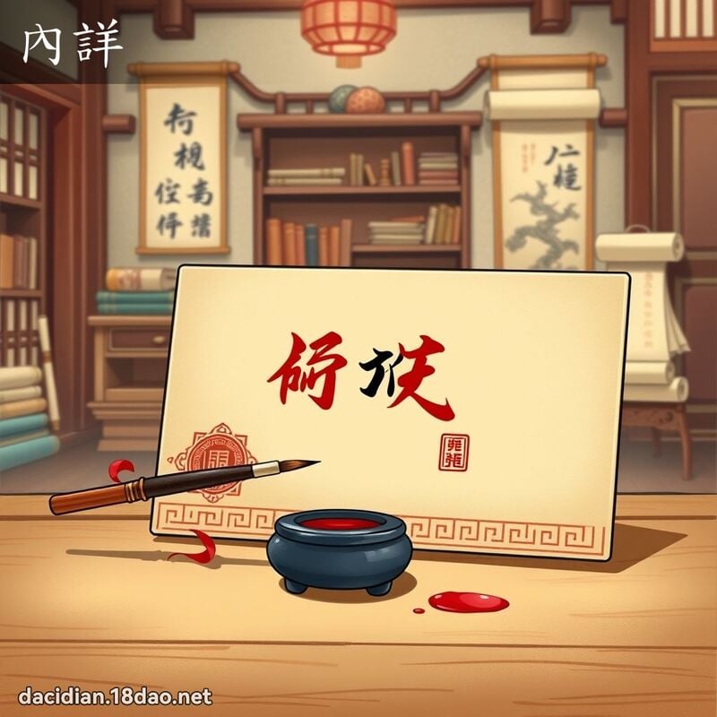 內详 - 国语大辞典配图