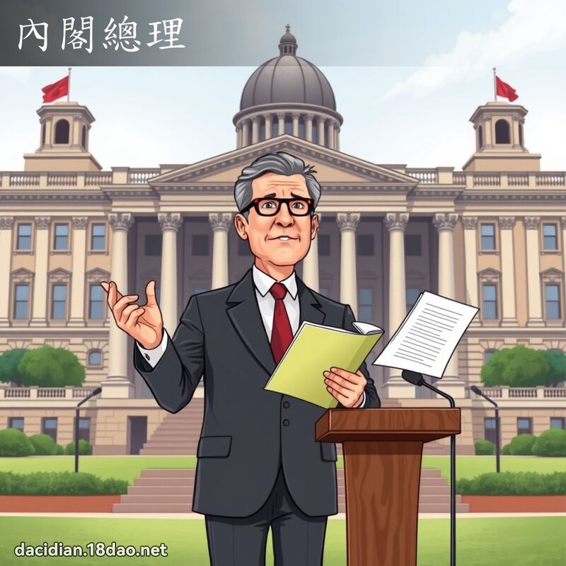 內阁总理 - 国语大辞典配图