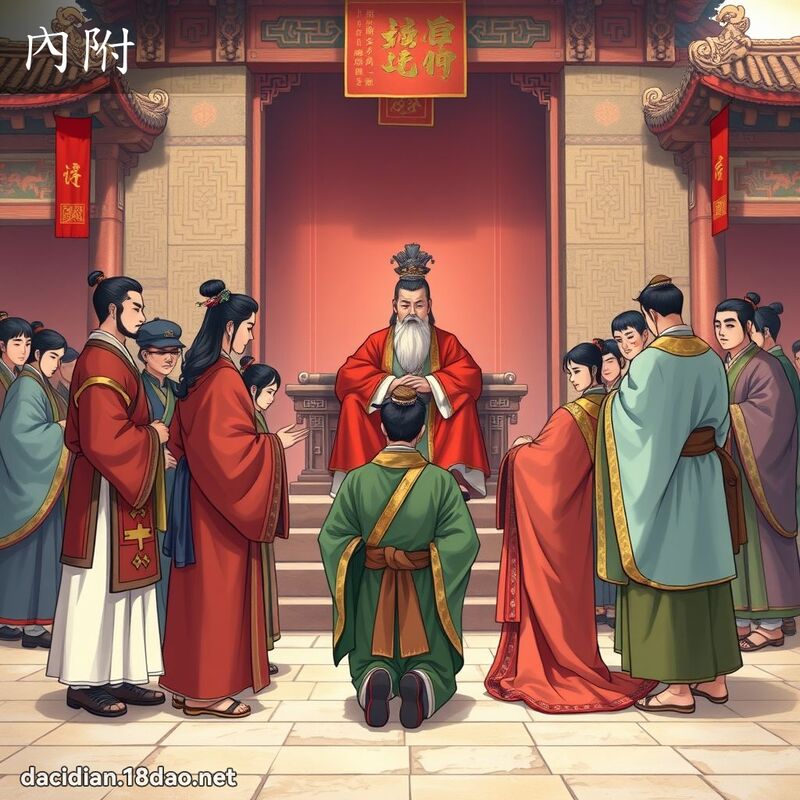 內附 - 國語大辭典配圖