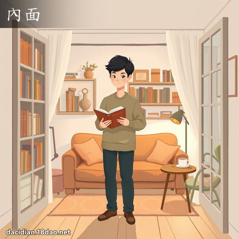 內面 - 國語大辭典配圖