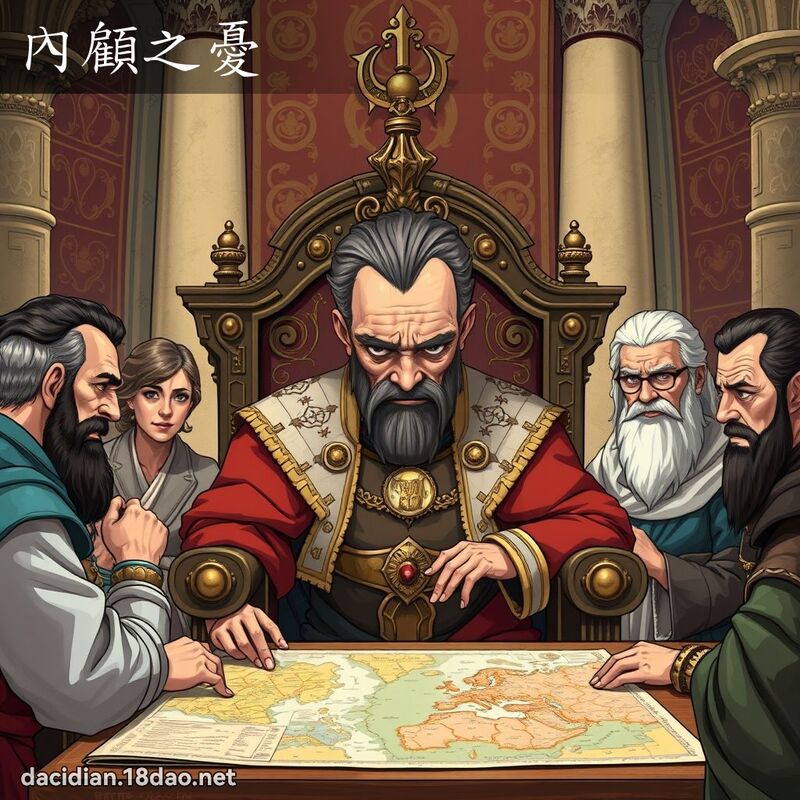 內顾之忧 - 国语大辞典配图