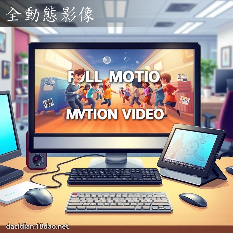 全動態影像 - 國語大辭典配圖