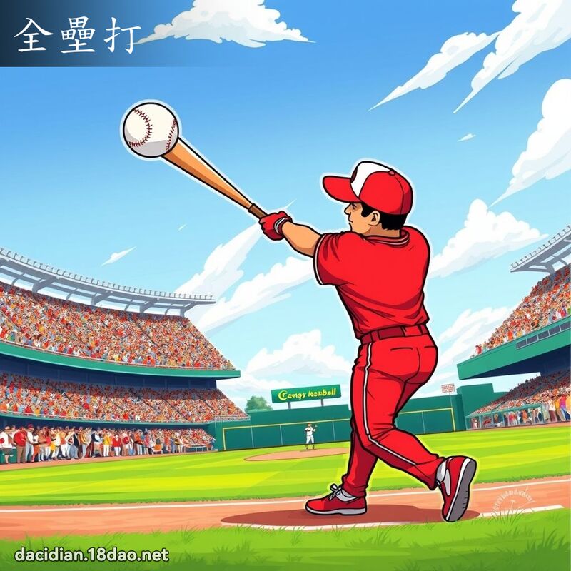 全壘打 - 國語大辭典配圖