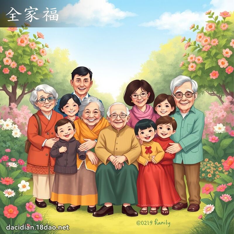 全家福 - 国语大辞典配图