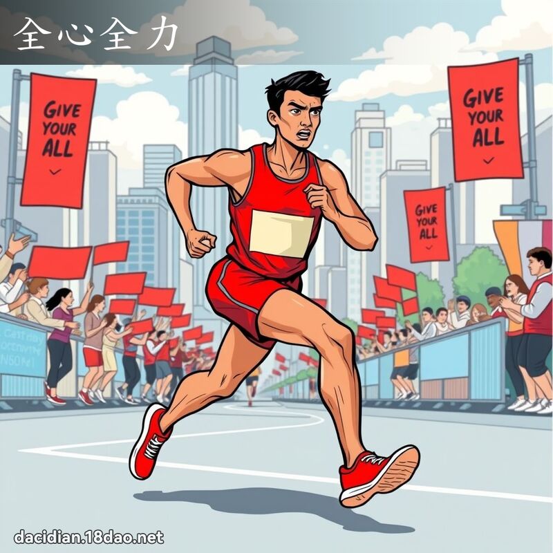 全心全力 - 國語大辭典配圖