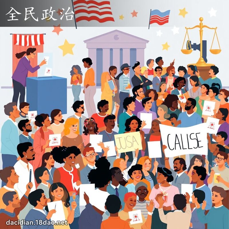 全民政治 - 国语大辞典配图