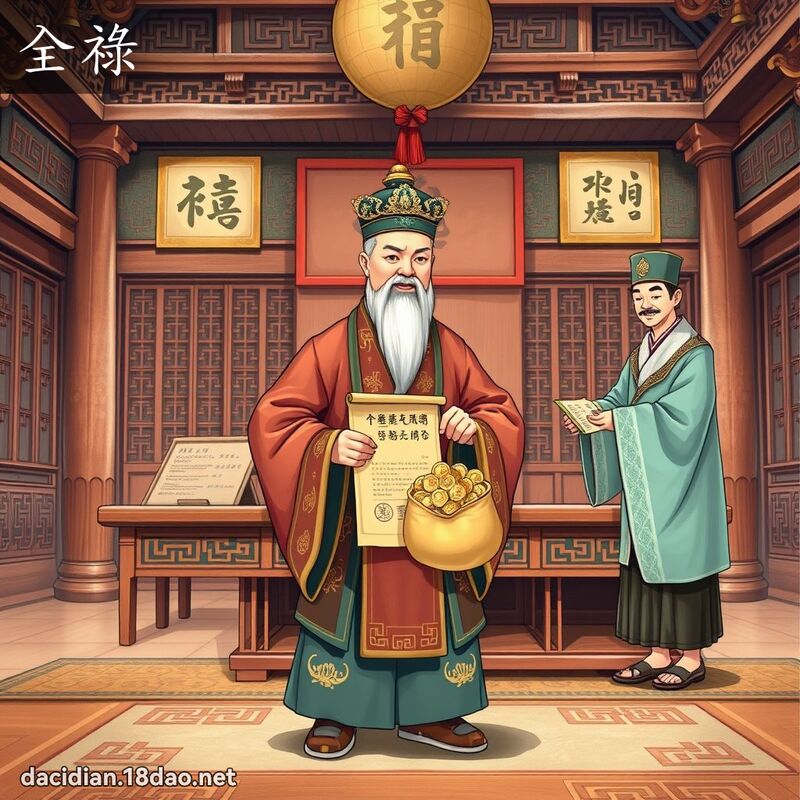 全祿 - 國語大辭典配圖