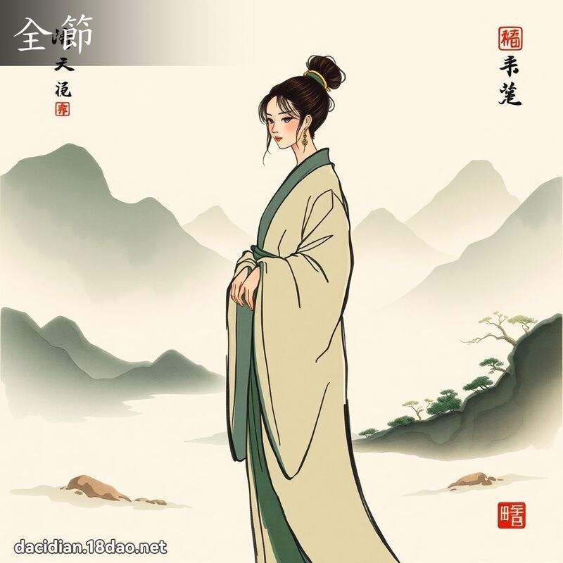 全节 - 国语大辞典配图