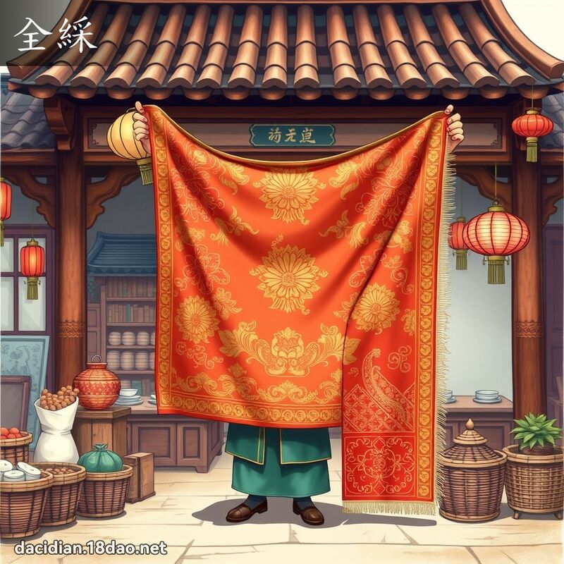 全綵 - 國語大辭典配圖