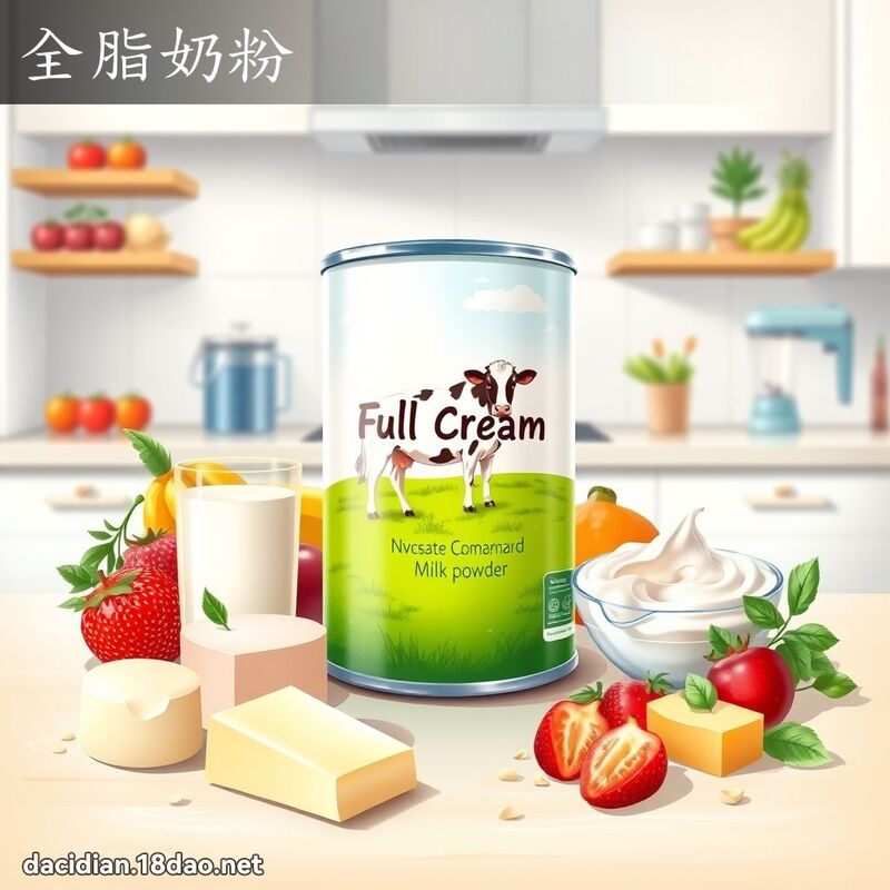 全脂奶粉 - 國語大辭典配圖