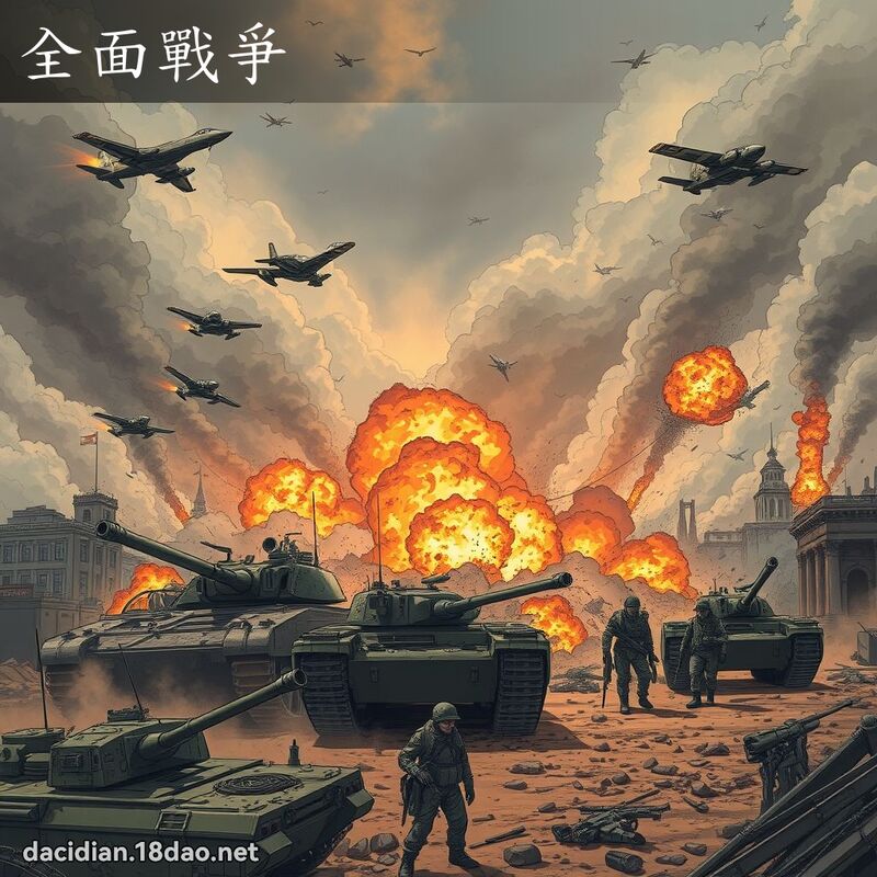 全面戰爭 - 國語大辭典配圖