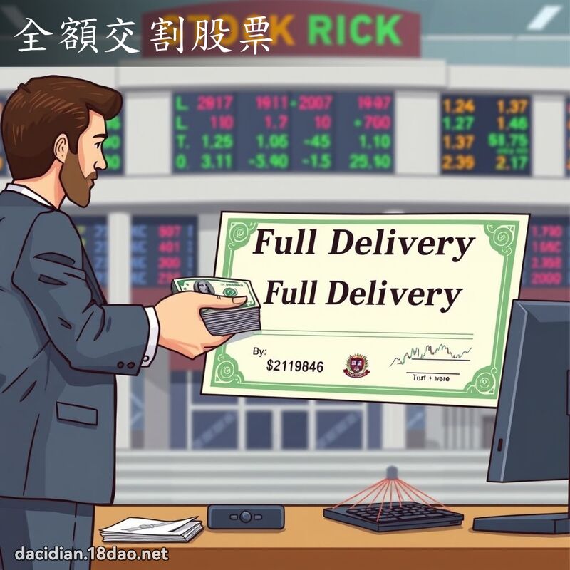 全額交割股票 - 國語大辭典配圖