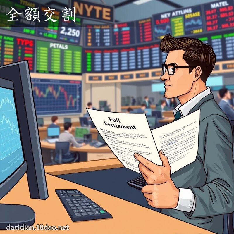全额交割 - 国语大辞典配图
