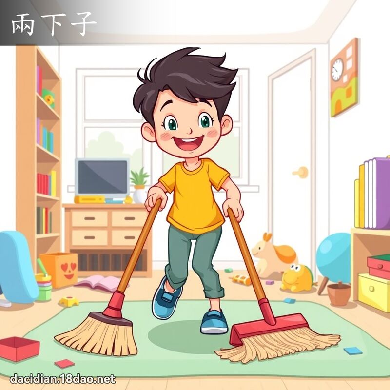 兩下子 - 國語大辭典配圖