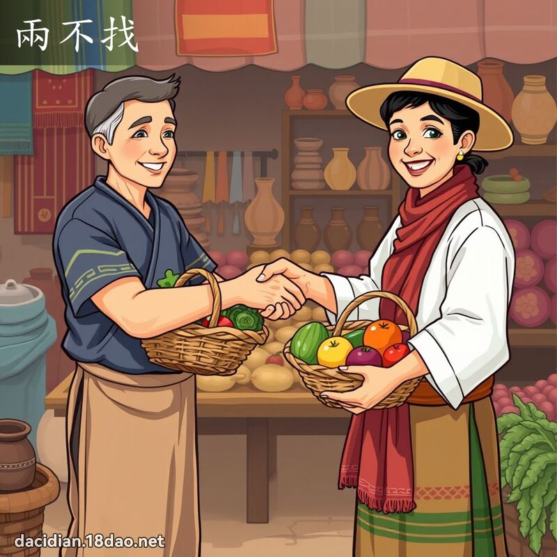 两不找 - 国语大辞典配图