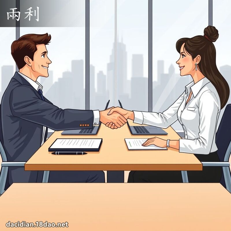 兩利 - 國語大辭典配圖