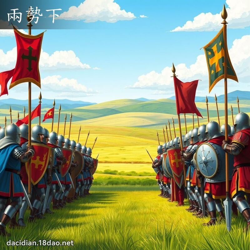 两势下 - 国语大辞典配图