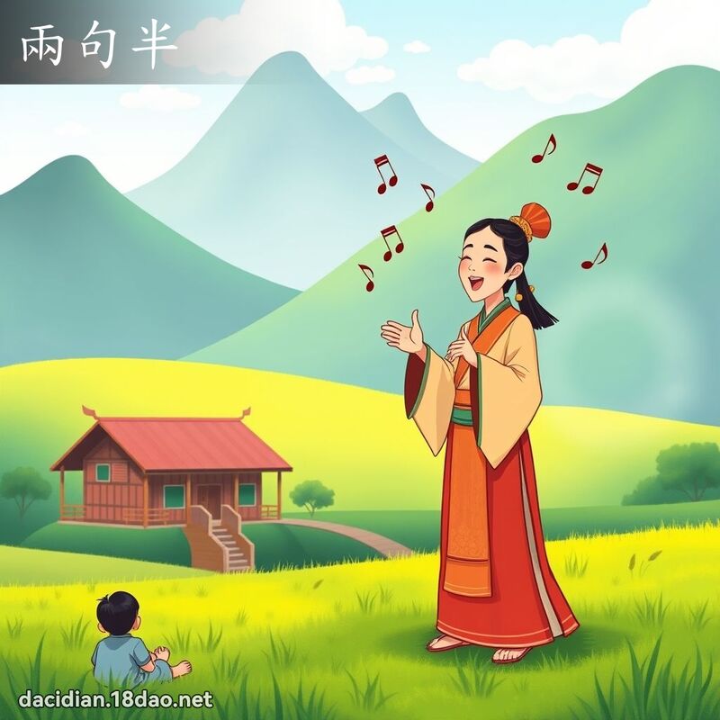 兩句半 - 國語大辭典配圖