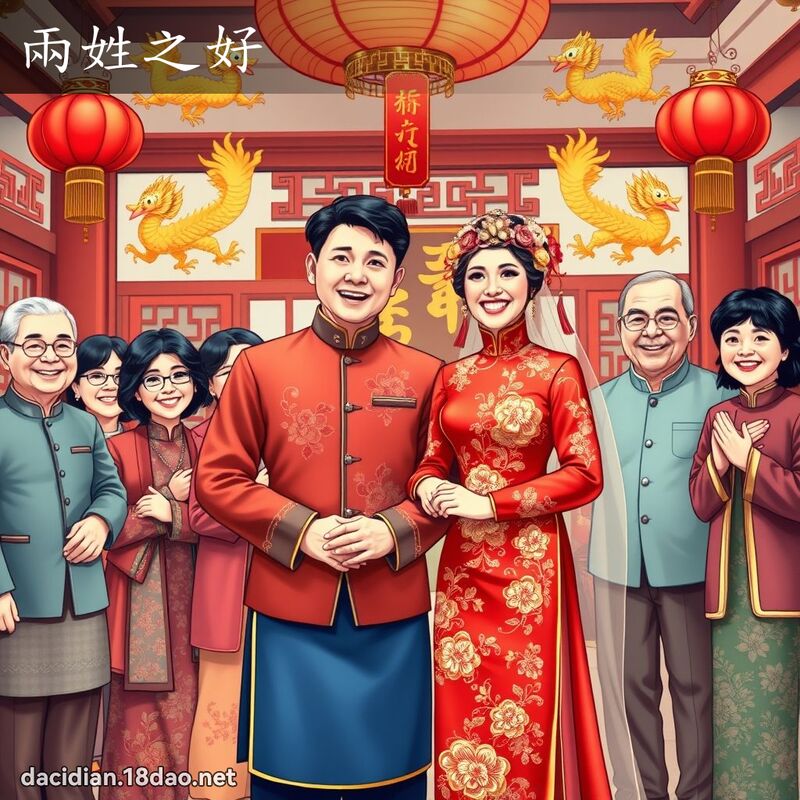 兩姓之好 - 國語大辭典配圖