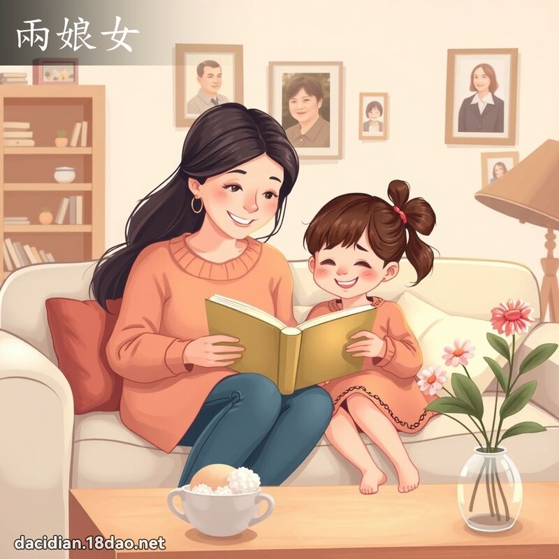 兩娘女 - 國語大辭典配圖