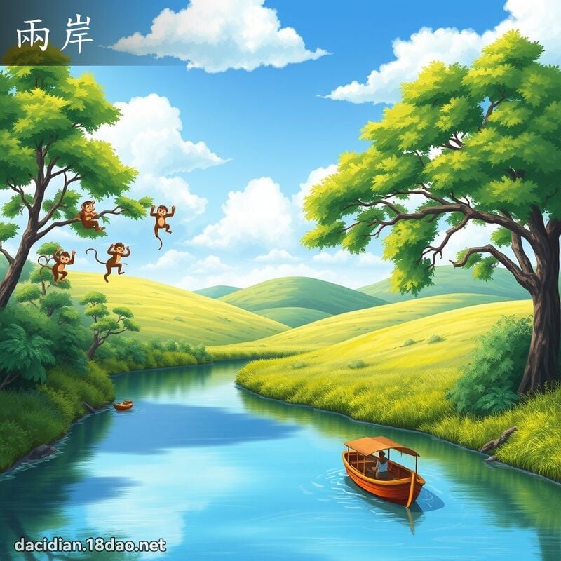 兩岸 - 國語大辭典配圖