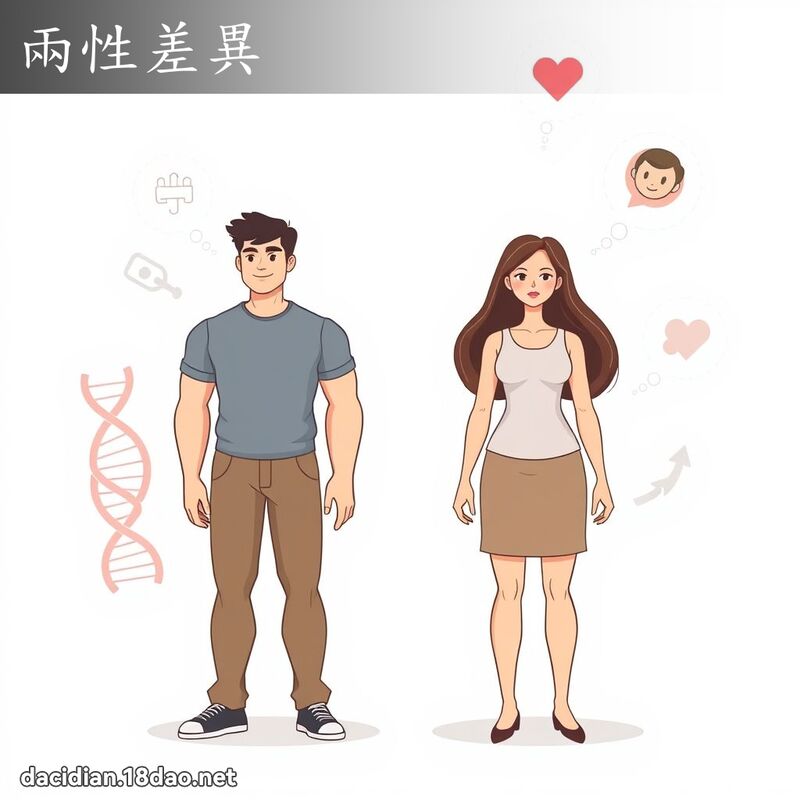 两性差异 - 国语大辞典配图