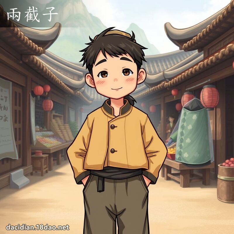 兩截子 - 國語大辭典配圖