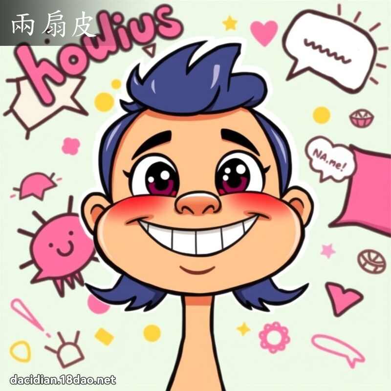 兩扇皮 - 國語大辭典配圖